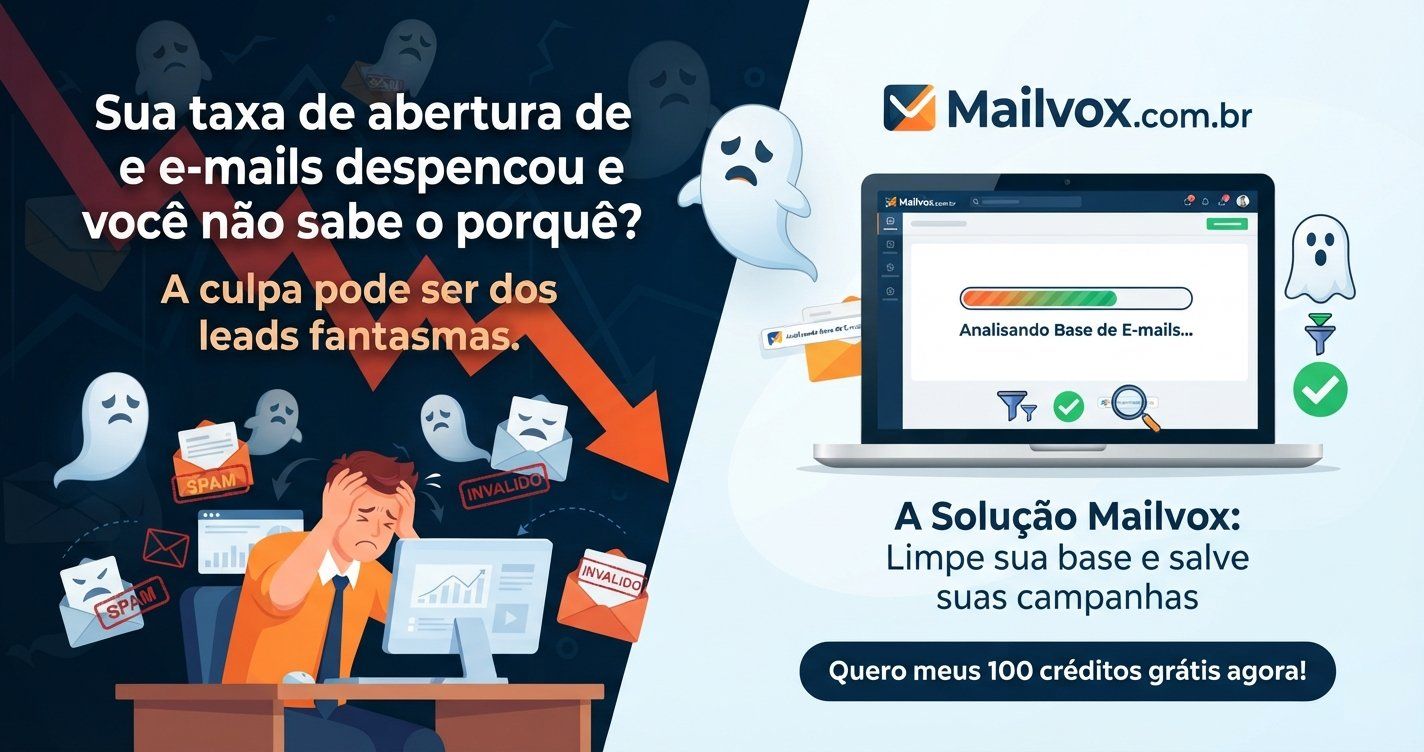 O que são "Leads Fantasmas" e como eles estão destruindo a entregabilidade dos seus e-mails?